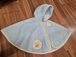 Süsses Baby Cape/Pelerine, hellblau, Grösse 70-85 neu K7.