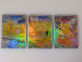 Fanart cards Pikachu 171/151 Pikachu 173/151 Pikachu 153/SVP