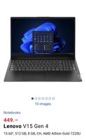Notebook Lenovo V15 Gen 4 15.60" 512GB 8GB AMD Athlon