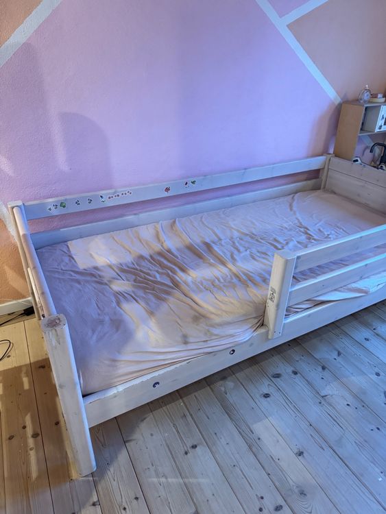 Flexa Bett mit Halbhoch Erhöhung und Rutsche | Kaufen auf Ricardo