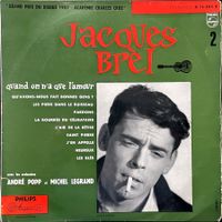 Jacques Brel LP 10' - Quand on n'a que l'amour