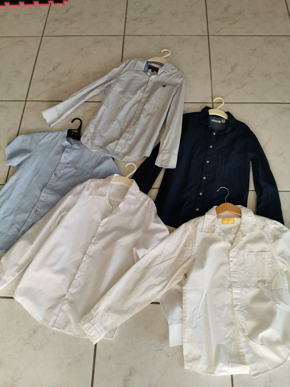 Okaidi Camicie, T-shirt & Polo: Hemdenpaket Gr. 140 5x – Usato da Konolfingen venduto da torina85