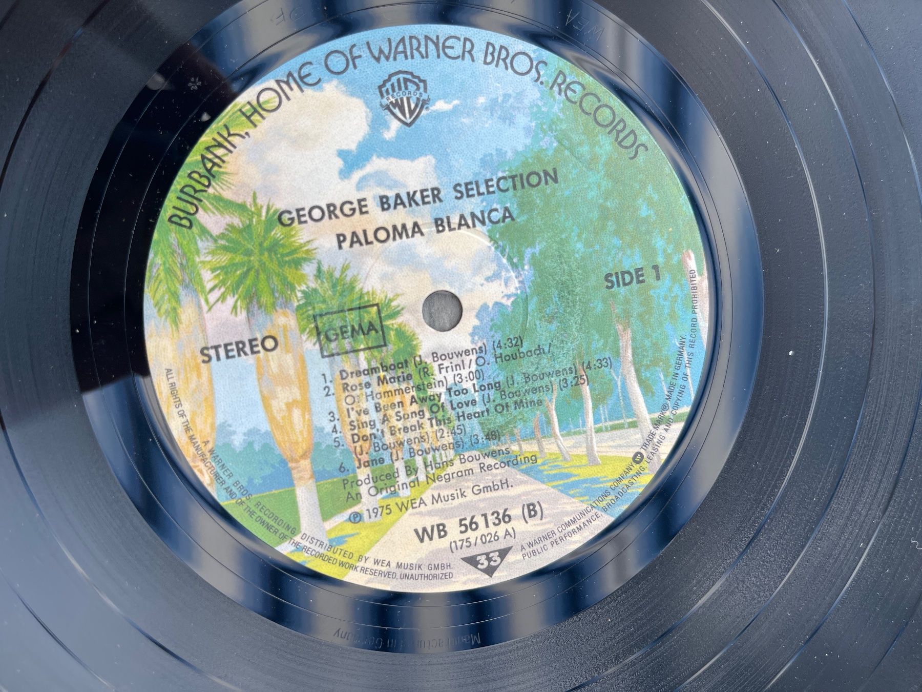 Dischi in vinile: A448/George Baker Selection Paloma Blanca – Usato da Frutigen venduto da Philippe_jsp 2