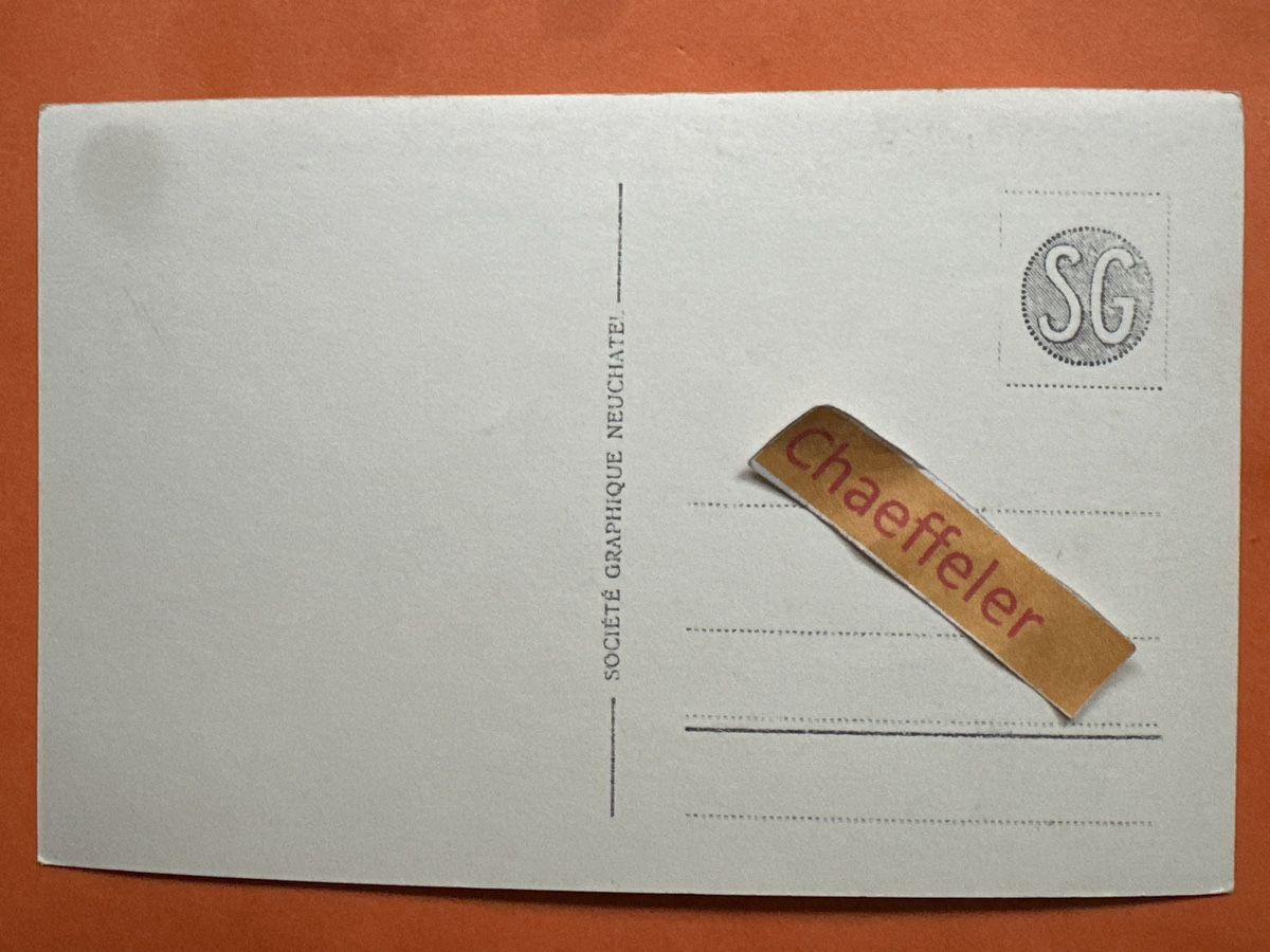 Cartoline postali: 3058. - Blonay et Le Château – Usato da Zürich venduto da Chaeffeler 1