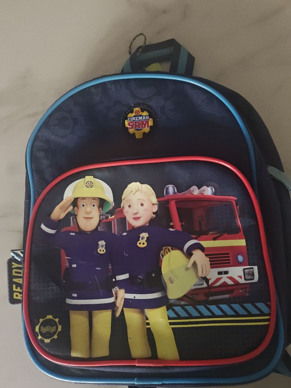 Zaini: Kinder Rucksack Feuerwehrmann Sam dunkelblau – Usato da Rikon im Tösstal venduto da Bravora