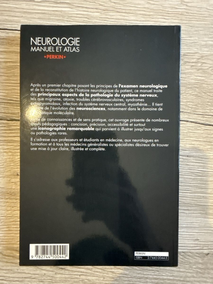 Libri: Neurologie Manuel et Atlas - Perkin – Nuovo e nell'imballaggio originale da Genève venduto da DoualS 1