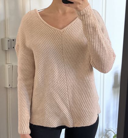 Strickpullover in zartem Rosa, Gr. XS