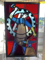 Atelier Halter Buntglas Fenster Schmied