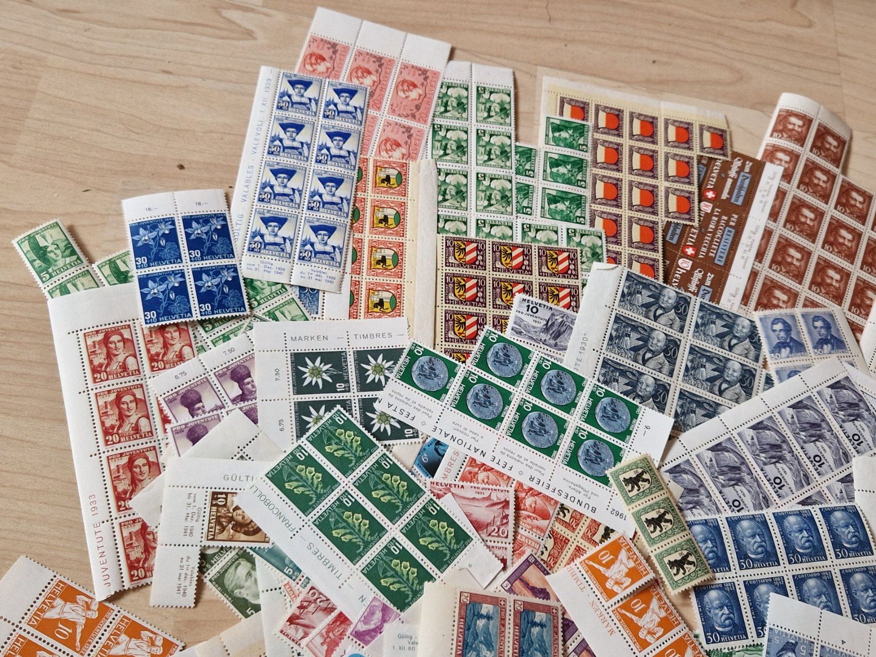 Tous les timbres: Grössere Ansammlung postfrischer BM, ab 1.- – D'occasion à Burgdorf par Glossy01 3