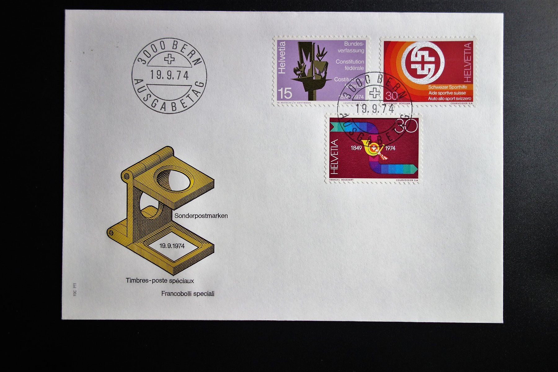 Tutti i francobolli: 1974 FDC Werbemarken II – Usato da Mettmenstetten venduto da Sutasso