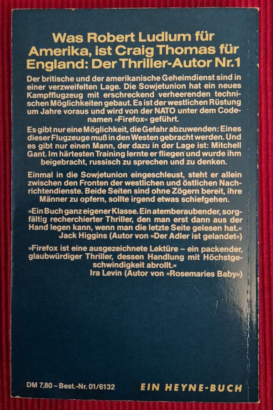 Libri: Craig Thomas / Firefox / Firefox down / 2 Romane – Usato da Chur venduto da dluli 2