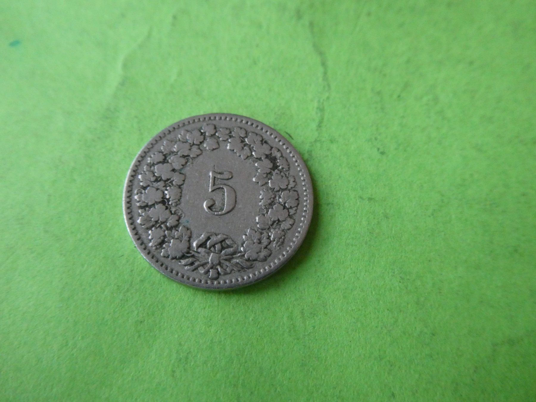 Tutti le monete: Schweiz 1899, 5 Rappen – Nuovo (secondo la descrizione) da Hinterforst venduto da rohusri 1