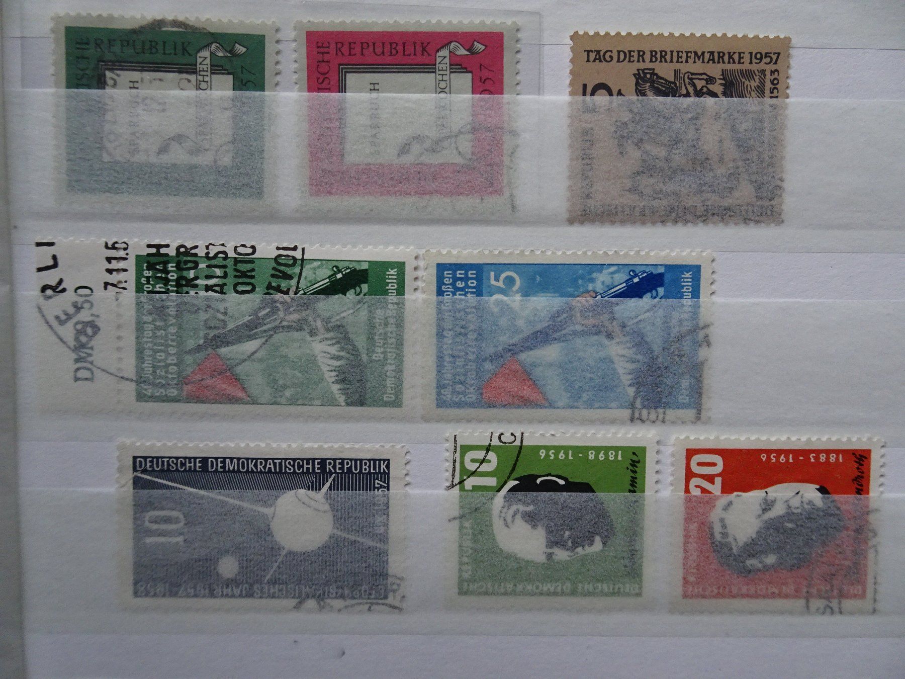 Tutti i francobolli: DDR 1957 +/- – Usato da Aadorf venduto da Chnorli-Furz 1