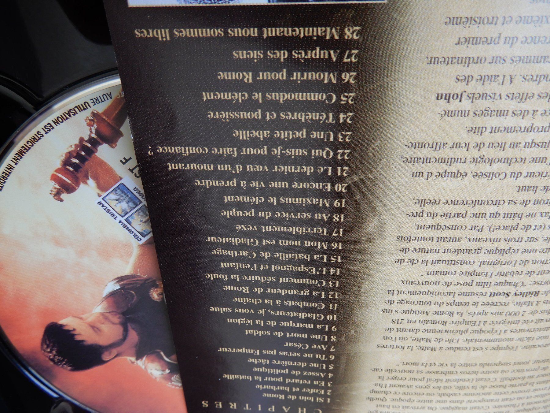 Tous les DVDs: Gladiator DVD DTS – D'occasion à Worben par MaKo3252 5