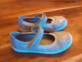 Mädchenschuhe von Walder, Gr. 29 Ballerinas Glitzer weiss