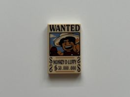 Lego One Piece - Wanted Poster Monkey-D-Luffy - 26603pb528