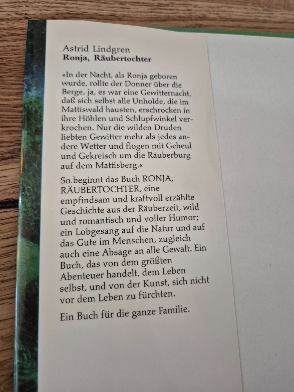 Libri: Ronja Räubertochter, Astrid Lindgren – Usato da Oberdiessbach venduto da Finland1977 1