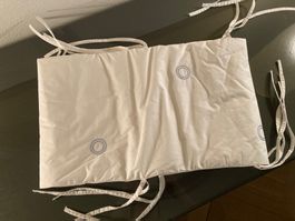 PRETTY LINGE BABY BETTUMRANDUNG, 200x30 cm, NEU, PURER LUXUS