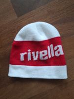 Strickmütze Rivella rot weiss