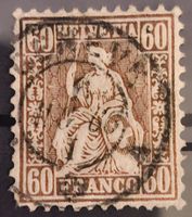 Sitzende Helvetia Nr. 35 / Zahnmängel / Kat. 275.-