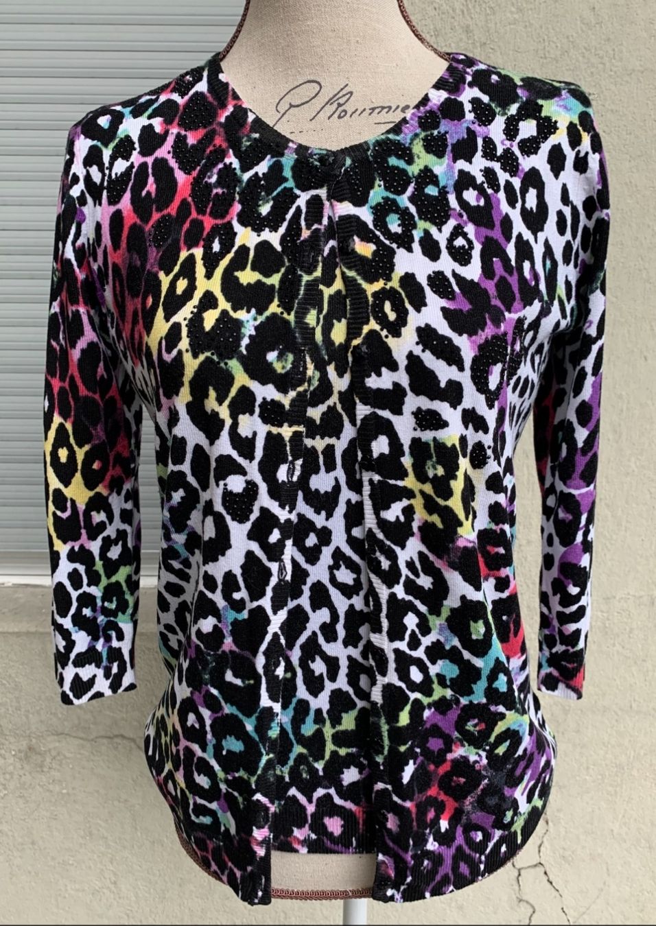 Tops: Splendide twinset 2 pièces LEO&UGO léopard fluo t.2 – Neu (gemäss Beschreibung) aus Martigny von only__you 1