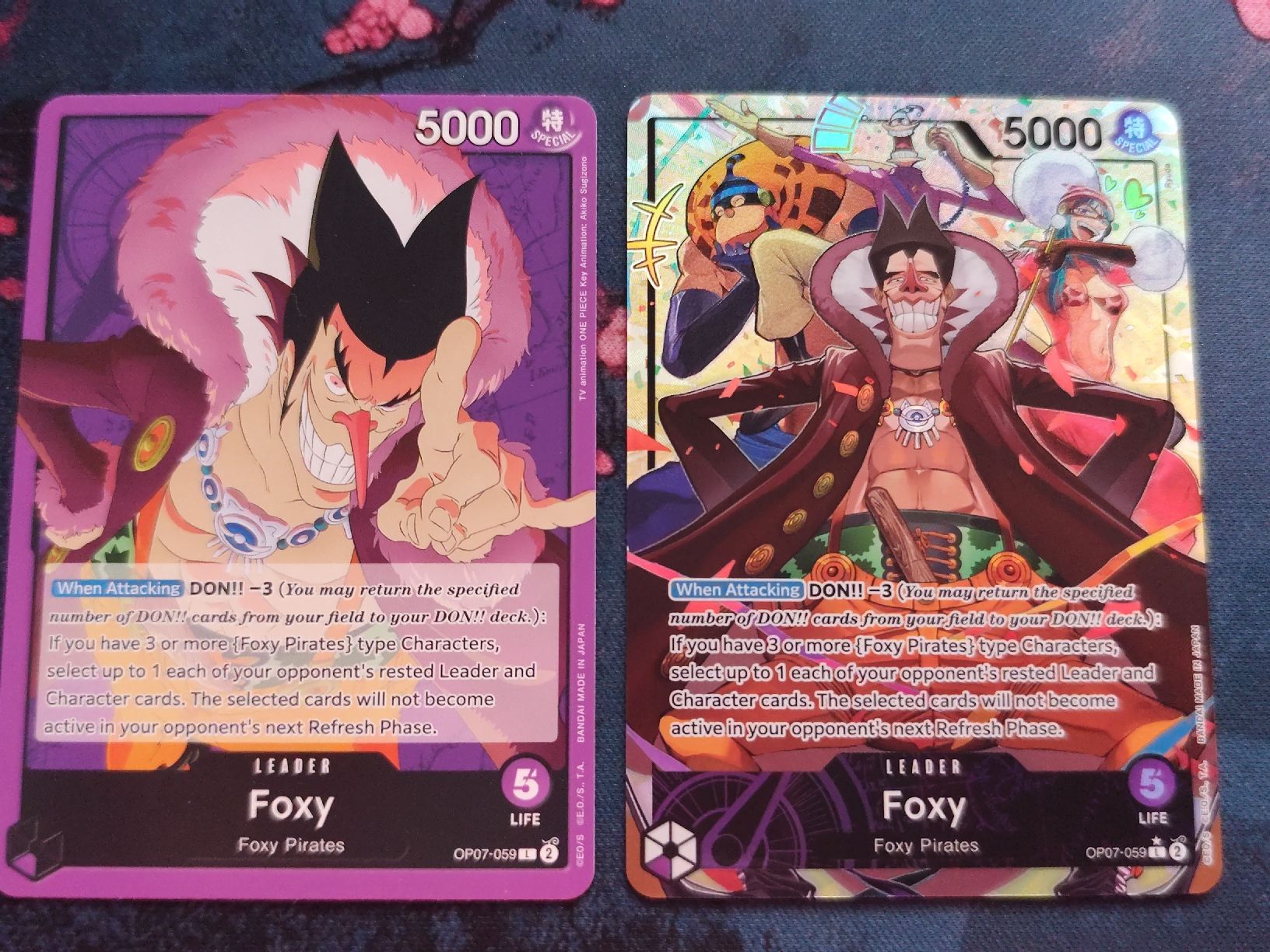 Bandai Carte collezionabili: One Piece Foxy OP07-059 EN – Nuovo (secondo la descrizione) da Schlossrued venduto da LAP2012