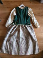 antike Tracht Bauern Kleid Schürze Dirndl Tracht