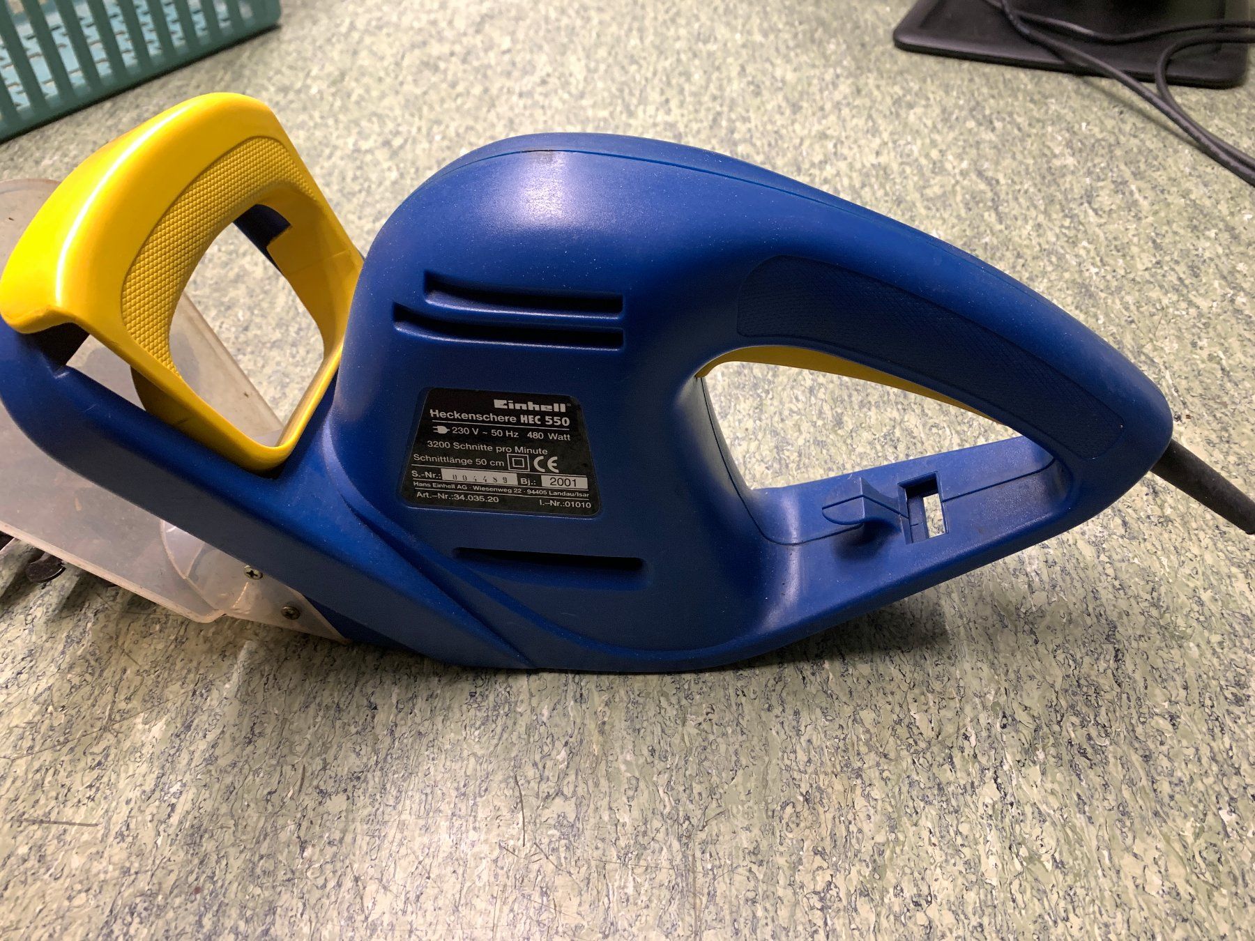 Einhell Tutti gli attrezzi: Einhell Heckenschere, Royal HEC550  wenig gebraucht – Usato da Rickenbach SZ venduto da Frickler 1