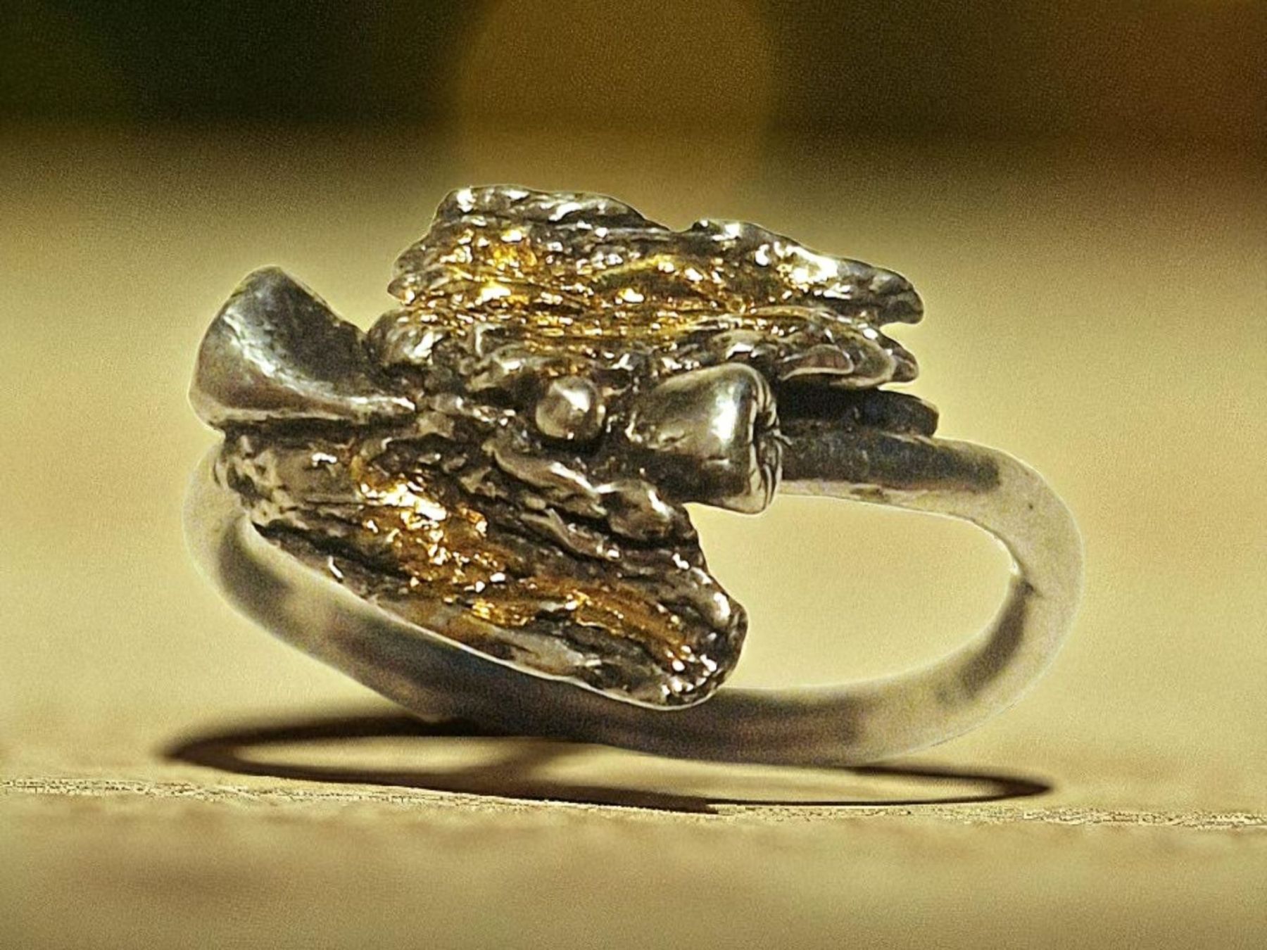 Ringe: Fairystyle Ring Silber mit Goldakzenten, Gr  55 – Neu und originalverpackt aus Aarau von Schmuckhoehle_MD