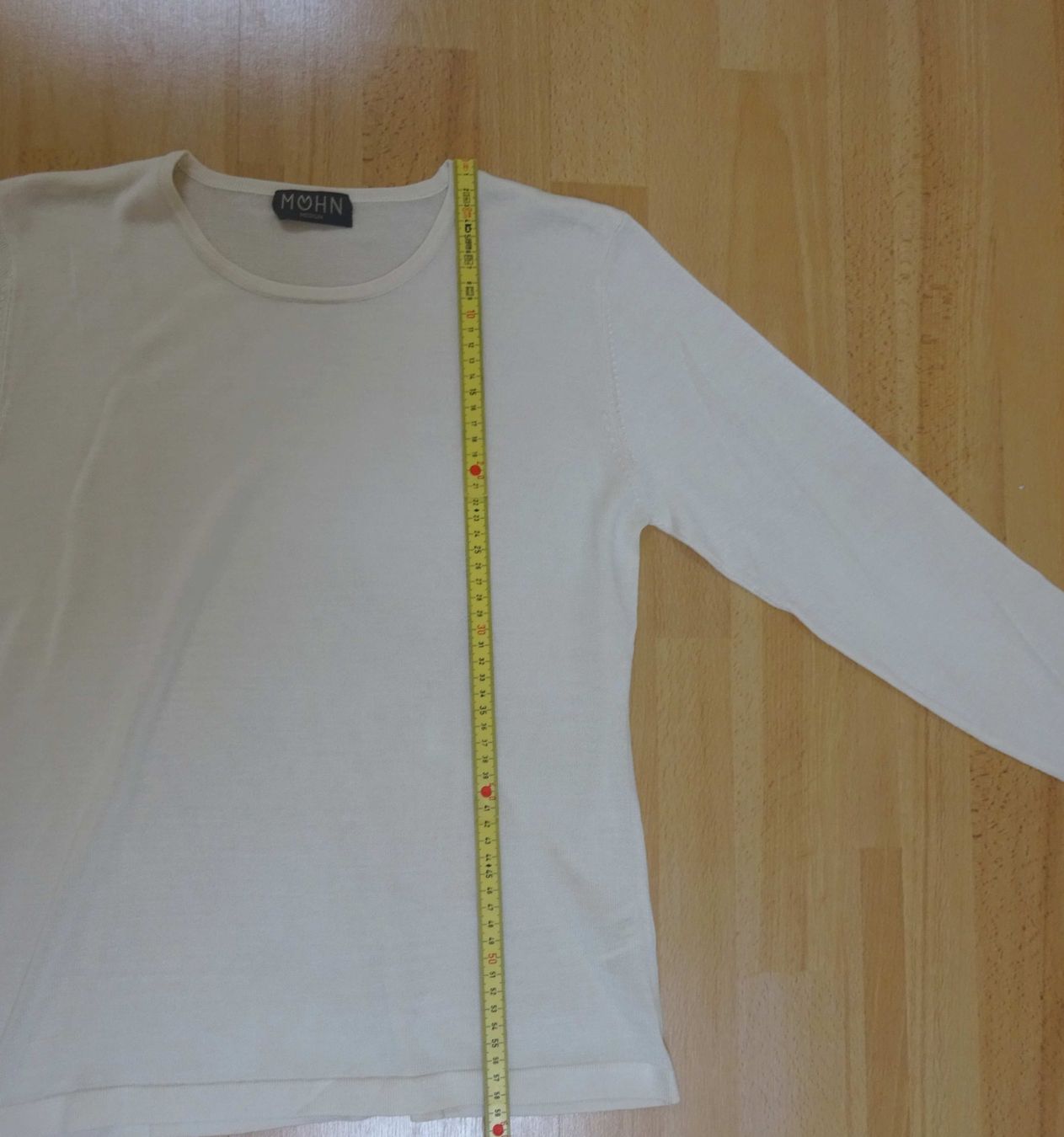 Maglioni & Felpe: Mohn - Pullover - 100% Seide - weiss - Grösse M – Usato da Zofingen venduto da Justizia_01 1
