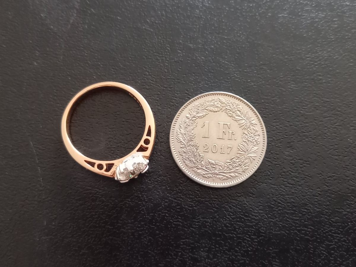 Bagues: Vergoldet Ring, Grosse 8 (57) – D'occasion à St-Prex par big_c6bb 2