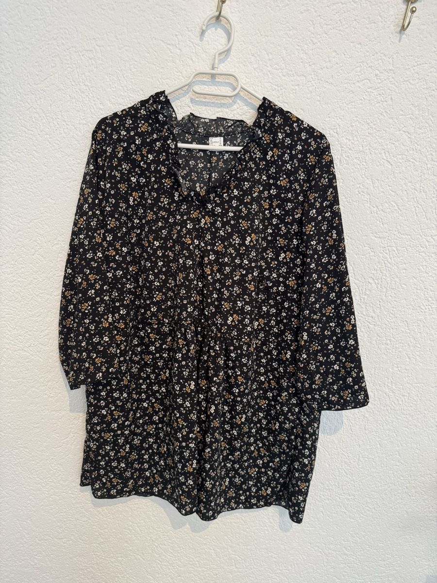 Blusen: leichte Bluse Blumen Gr. XXL – Gebraucht aus Fislisbach von KolibriSecondhand