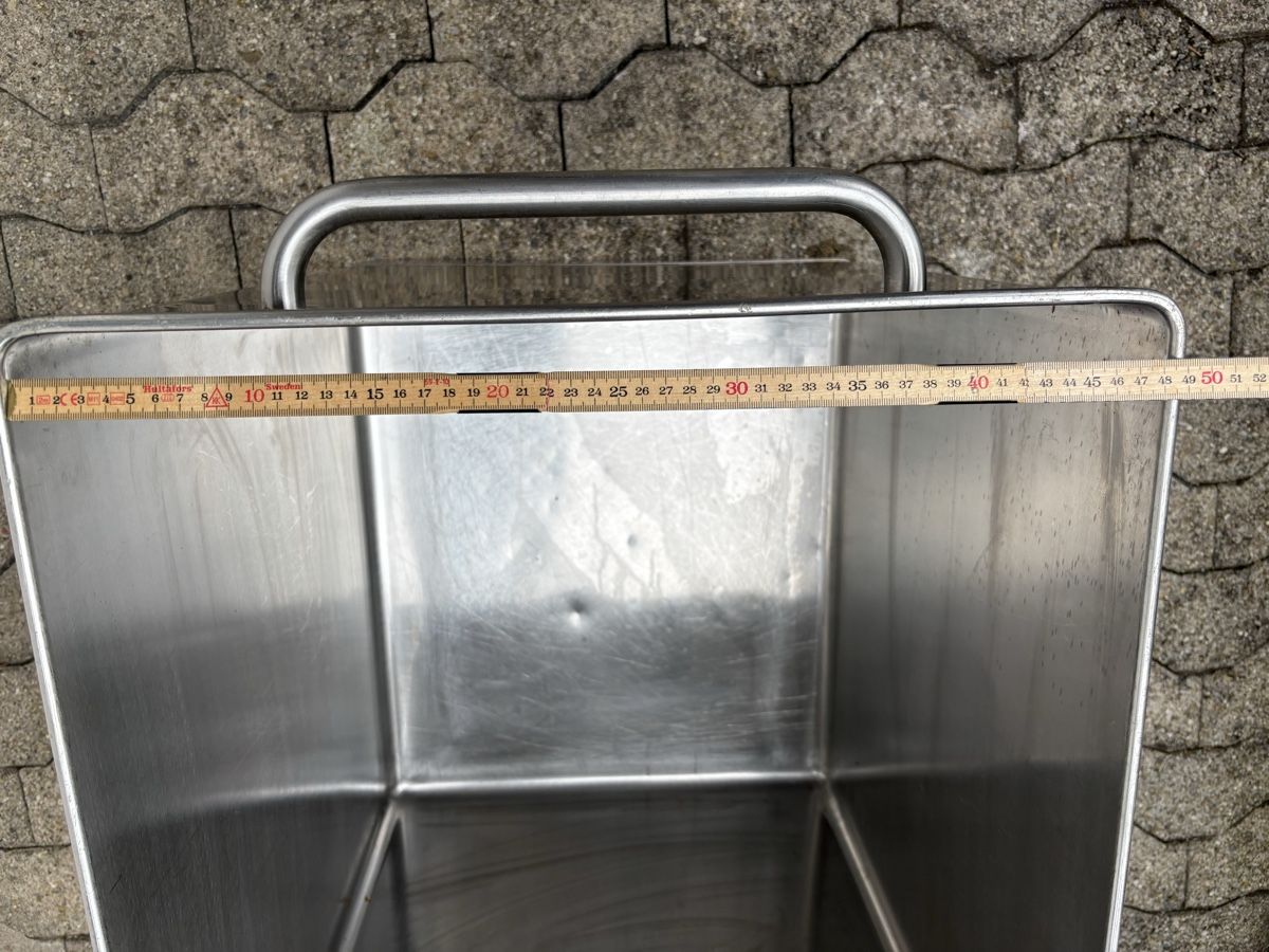 Contenitori edile: Edelstahlbehälter massiv ca.180 Liter – Usato da Büron venduto da Singer19 5