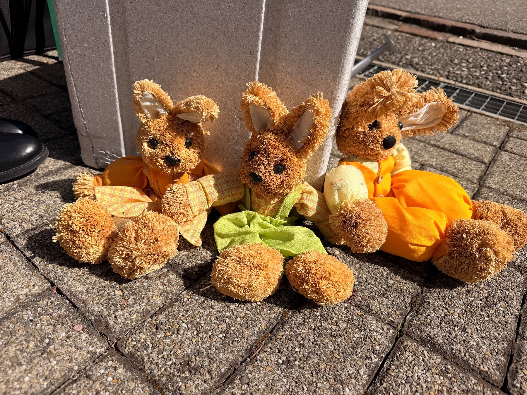 Puppen: Schöne Stroh-Hasis – Gebraucht aus Wallbach von storm64