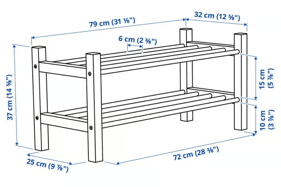 Regale: Schuhgestell IKEA / TJUSIG / schwarz – Gebraucht aus Flurlingen von dschdsch 1