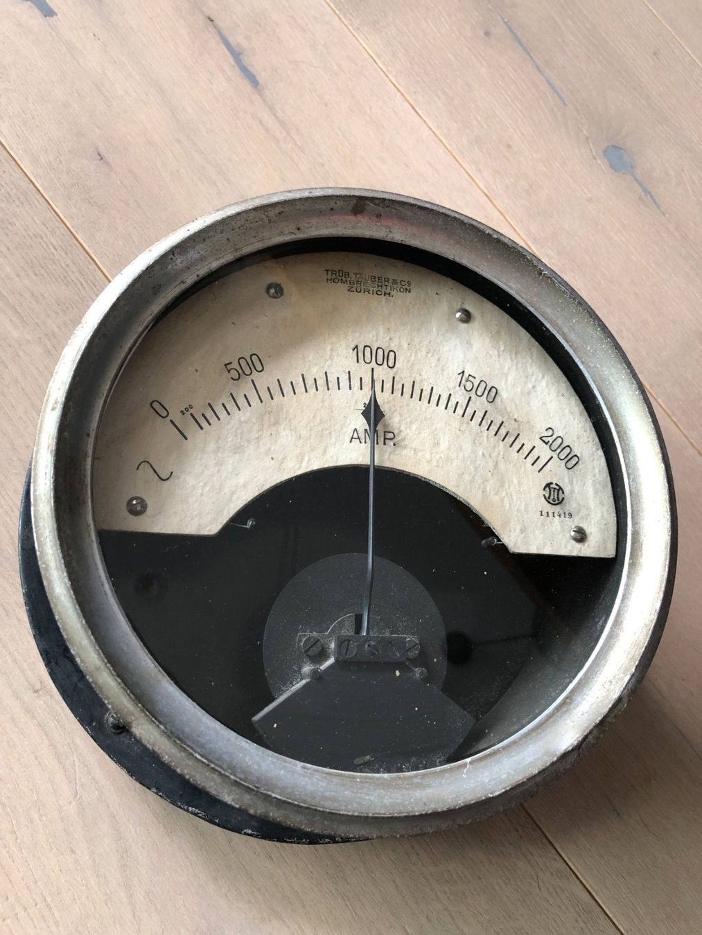 Messen: Antiker Ampere-Messer, bis 2000 Amp. – Gebraucht aus Siebnen von Trans-Am