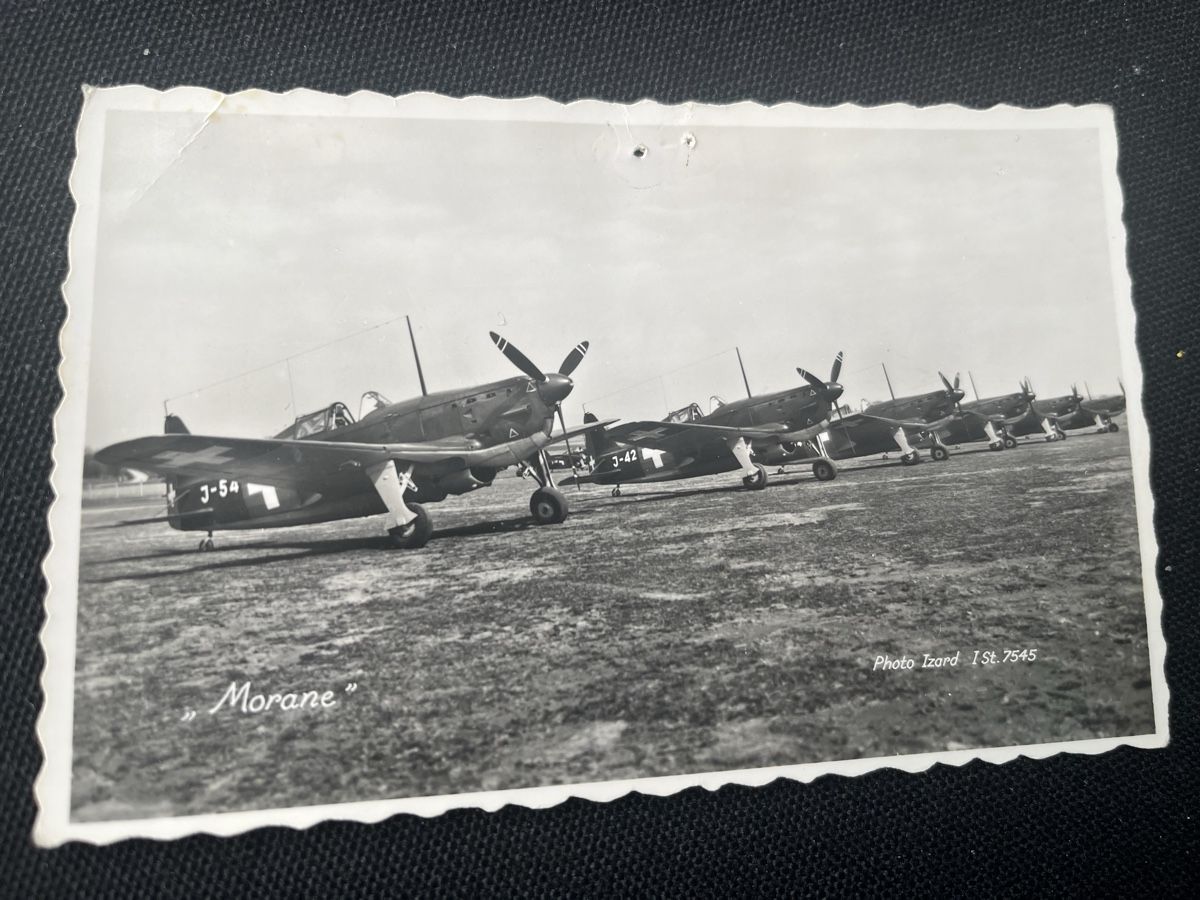 Cartes postales: AK Schweizer Jagdflugzeug Morane 1940er – D'occasion à Romanshorn par Apfelschuss