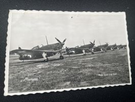 AK Schweizer Jagdflugzeug Morane 1940er