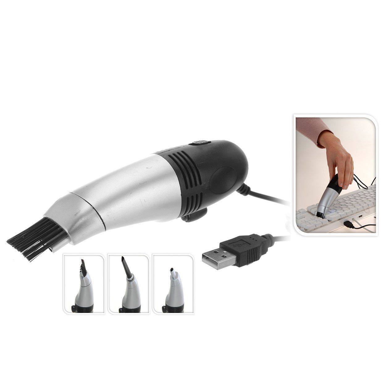 Aspirapolveri & Accessori: Mini USB-Tastatur-Staubsauger mit Licht – Nuovo e nell'imballaggio originale da Giubiasco venduto da news-shop 3