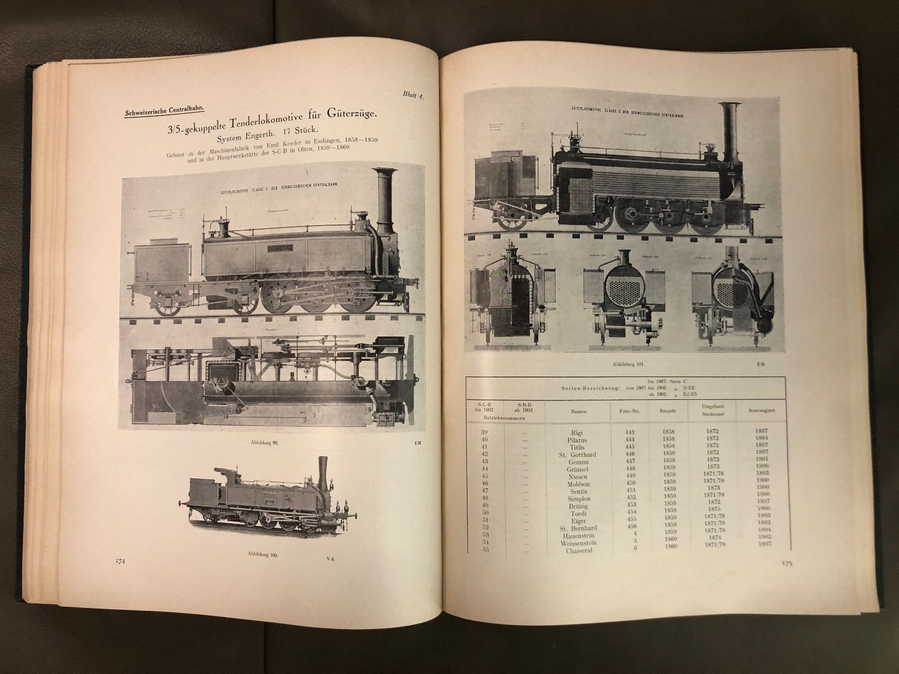 Bücher: Buch Der Dampfbetrieb der Schweizerischen Eisenbahnen 1922 – Gebraucht aus Nunningen von anclaudia 7