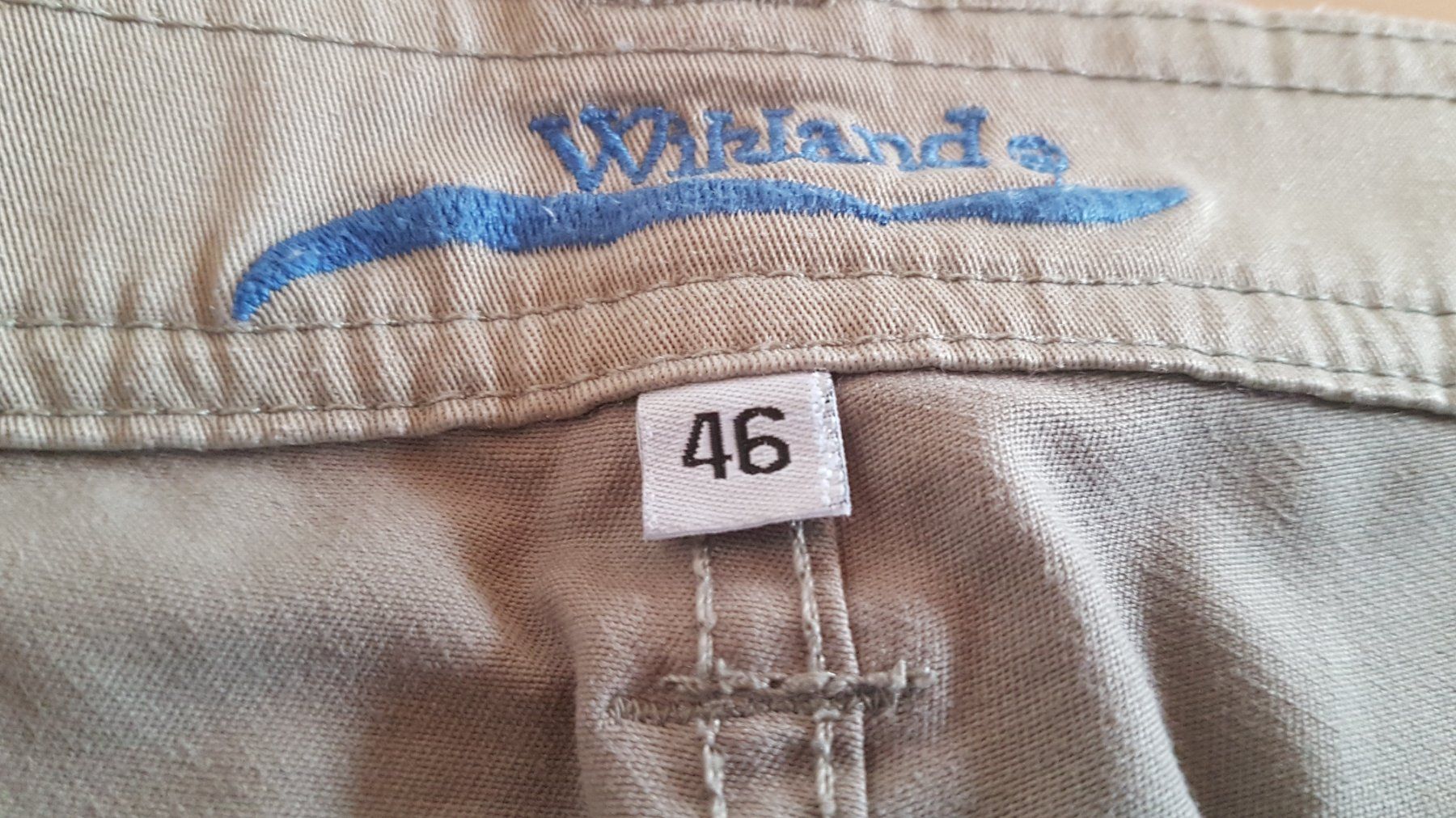 Wikland Pantaloni: Pantalon vert olive clair taille 46 marque Wikland – Usato da Villiers venduto da san_jn5w 1
