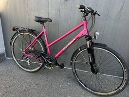 Bicicletta da donna Mondia città freni a disco 