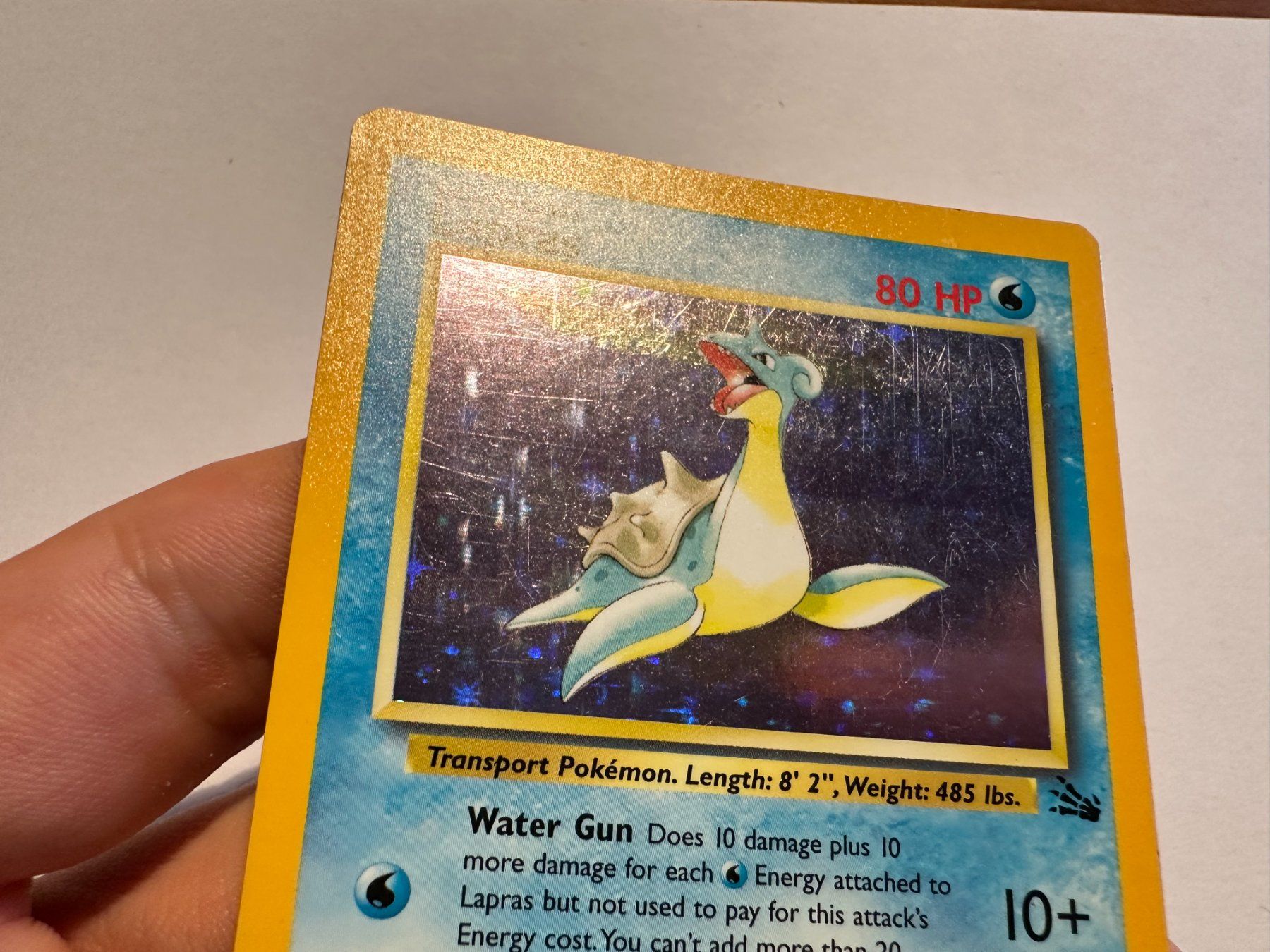 Pokémon Carte collezionabili: Lapras holo Fossil EN – Usato da Hagendorn venduto da Pokecollectorch 1