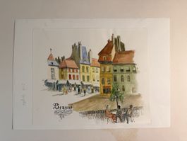 Ernst Gempeler - Aquarell