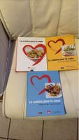 Lot 3 livres "La cuisine pour le cœur" DE SUISSE CARDIOLOGIE