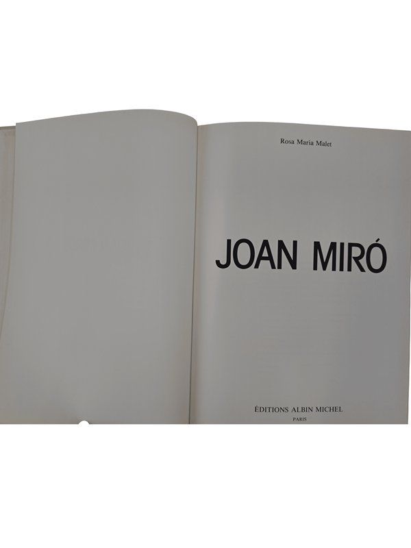 Libri: JOAN MIRO Editions Albin Michel Paris – Usato da Männedorf venduto da Restwert_Maennedorf