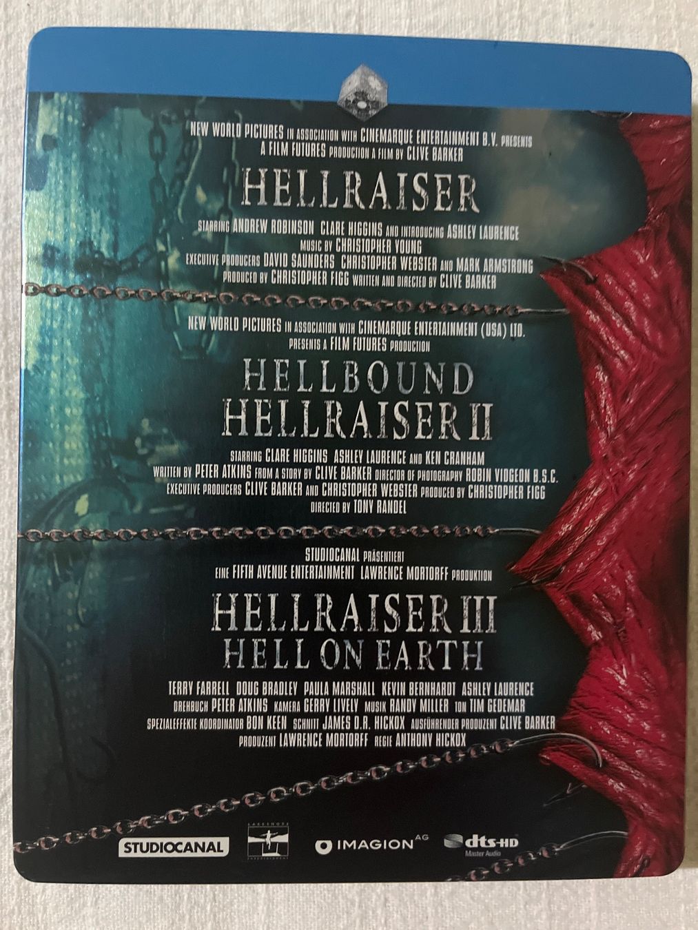 Alle DVDs: Hellraiser 1-3 Steelbook – Gebraucht aus Basel von patku79 1