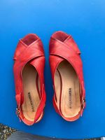 rote ledersandalen grössse 39