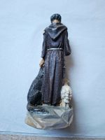 Figur Heiliger Franziskus m Tieren Arte di Assisi handbemalt