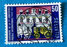 Nr.400 GESTEMPELT  Postkonferenz Paris 1963  ﻿  